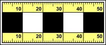 Měřítko Ž 5 x 2 cm ČBM28